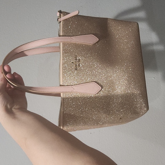 AUTH Kate Spade New York Joeley Glitter Large Womens Tote Bag - Picture 4 of 8